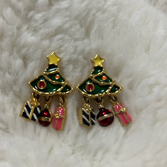 Vintage Jewelry - Traditional Christmas 3D Post Earrings